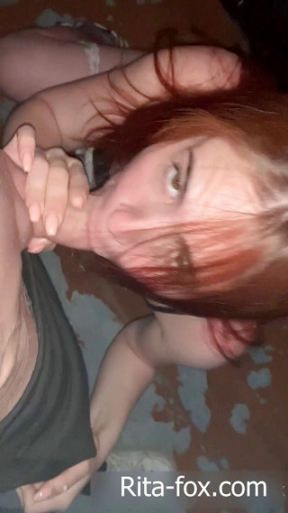 SugarNadya: Extrémní sex se zrzkou na střeše budovy