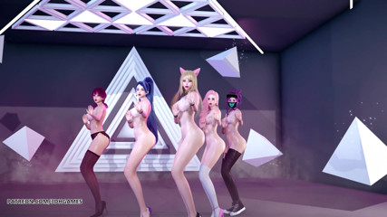 3D-Hentai Games: [MMD] STAYC - RAN2U Ahri Akali Kaisa Evelynn Seraphine gorący nagi...