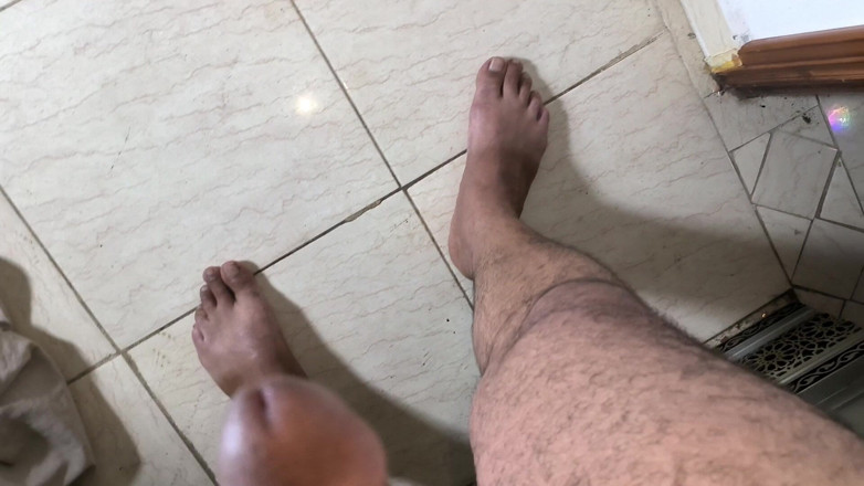 Arabic ebony BBW: Árabe negra rabuda esposa fode minha esposa amigo