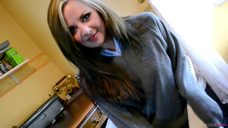 College Uniform: In Grey Featuring Tamsin K