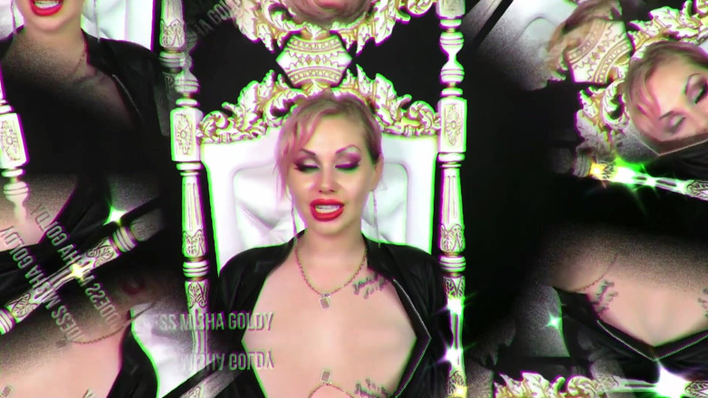 Goddess Misha Goldy: Extreme brain fuck! Goon and edge until last!