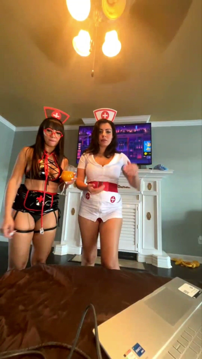 Sasha Pearl: Dirty Slutty Role Play Arabic Nurses Sasha Pearl &amp; Alina Angel