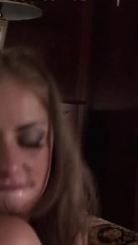 Throat Fucking and Doggystyle on the Sofa