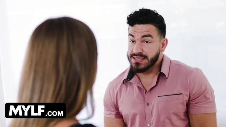 Mylf Official: Muscular stud spanks hot Latin momma Havana Bleu's phat ass...