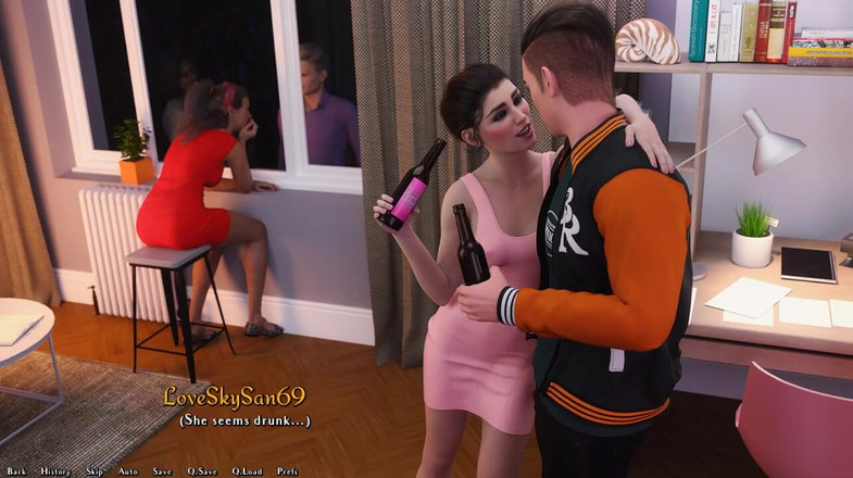 LoveSkySan69Real: Sendo um Dik 0.8.1 Parte 234 Festa e Sexo com Mel por...