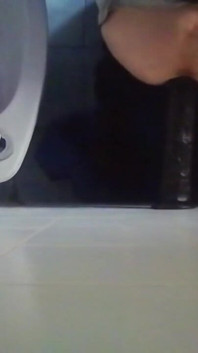 Guy tied her legs and opens her tight ass