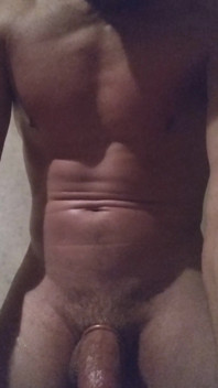 Big Cumshot After Rubbing One Out