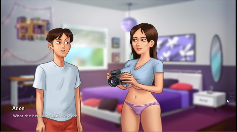 XXX Games Bunk: Summertime Saga - Gameplay - Roleplay - Wet Shirt Pregnant Teen and Teen's...