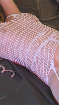 Bị trói với wank trên vú của tôi cumshot & làm tình đồ chơi tình dục