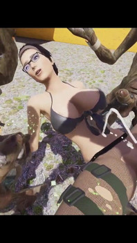 Alyx Vance Neemt Monster Lul (half Life Animatie)