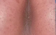 Laat de anus van de man zien, rimpelt een voor een 1 1