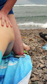 Fucked a Stranger with Her Husband. Cum on Ass.