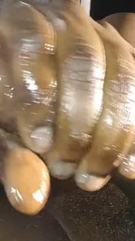 Close up Stroking My Big Hard Black Cock Moaning Cumshot