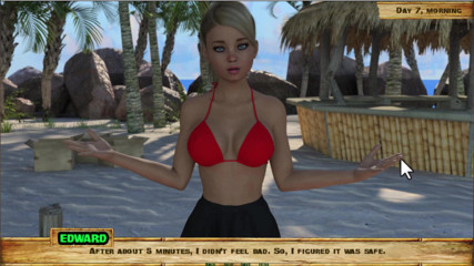 Johannes Gaming: Lewd Island # 7 - esplorare la spiaggia