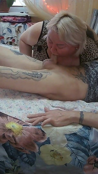 Macocha ssała i jęła grubą spermę