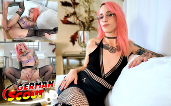 German Scout: German scout - lilian red si gadis latina rambut pink dientot...