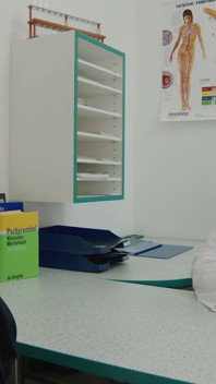 Umidade da buceta do paciente examinada