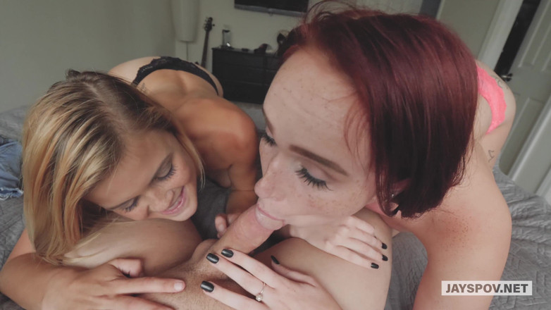 JAYS POV: Chị kế và bạn trai của cô ấy cumswap để đi xe