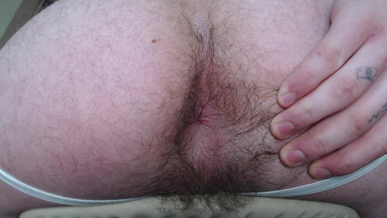Hunky time: Str8 culo peludo