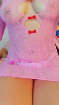 Latian with Natural Tits Wants to Fuck with a Fan on a Live Show