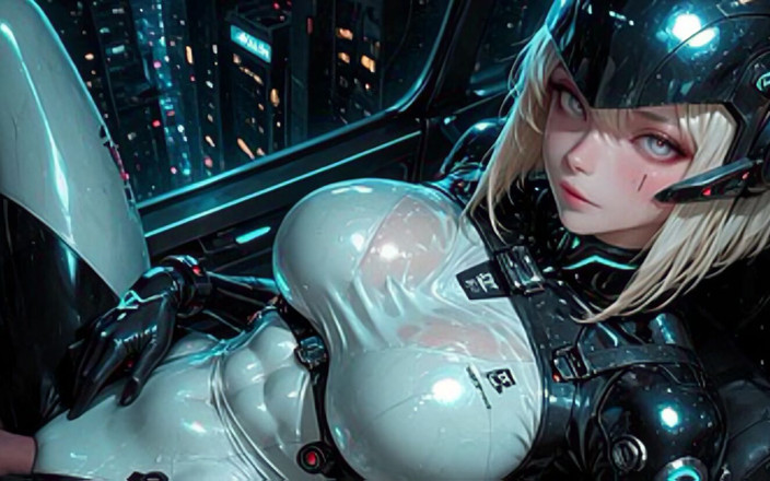 DreamDealer: Latex Gamer Queen Virexa - Chrome POV - Ai Generated