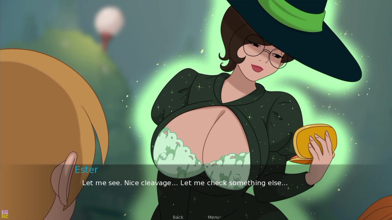 Erotic Games NC: Sekret Domu # 61: MILF siedzi ostro na moim kutasie podczas Halloween