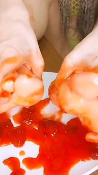 Menjilat pek Jem dari Kaki Saya, Mmmm... Betapa manisnya saya) fetish kaki, pepek berbulu, MILF menggoda