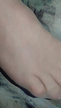 Kaki saya di pantyhose