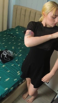 House Guest Spooky Boogie Dresses to Tease and Ends up Naked in Your Bed