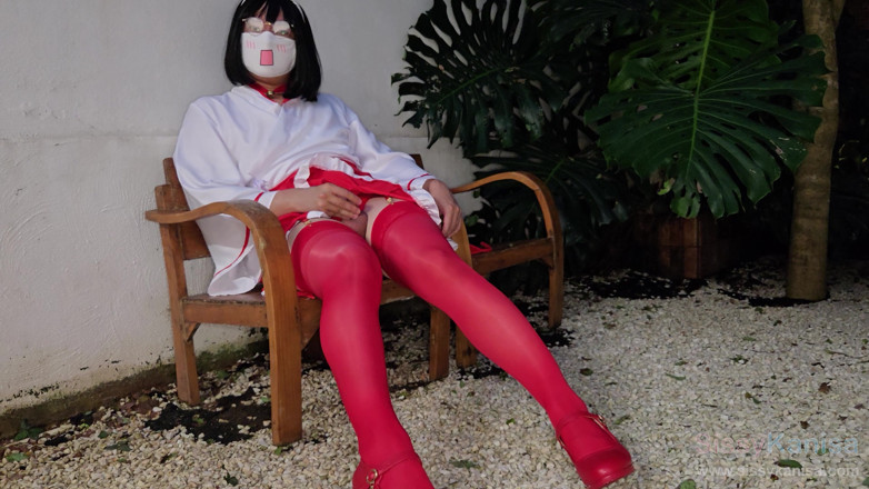 SissyKanisa: Sluty Miko Banci Kanisa Bahagian 3: Bermain batang di luar di...