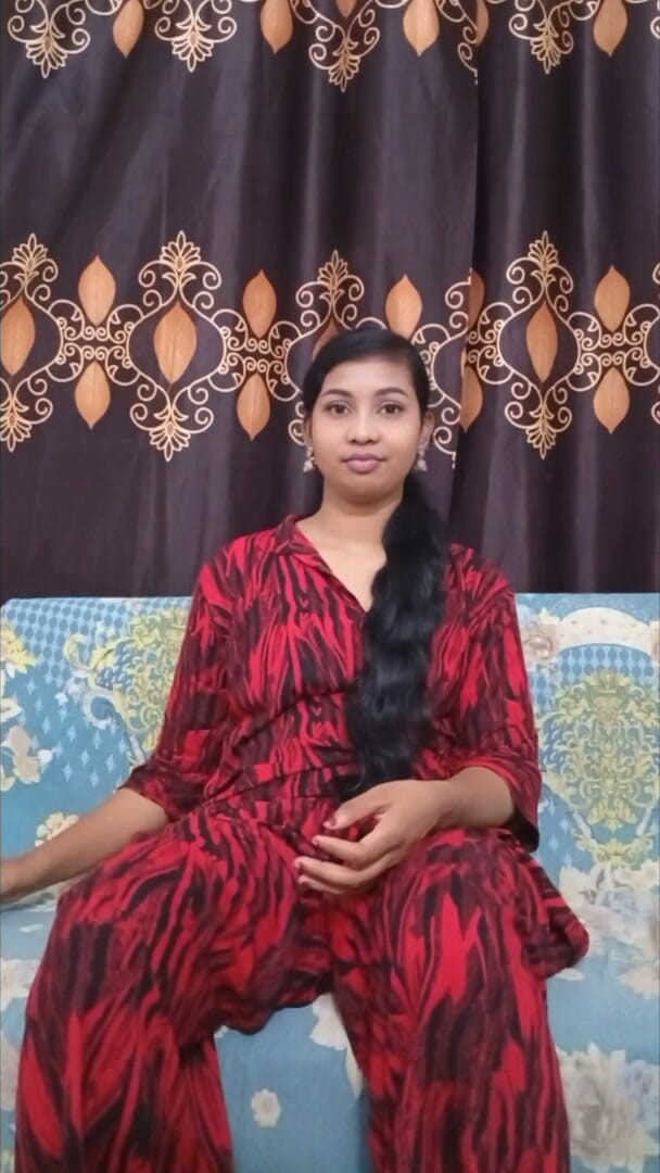 Bangla Academy: Beautiful alone gril showing her pussy finger in Creampie