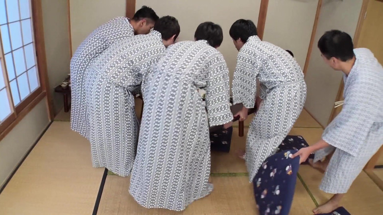 Caribbeancom: Çay evinde Japon grup seks