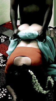 Desi Stepsister in Law in Saree Blouse After Fucked Hard in Missionary Pussy Creampied in Doggy Style