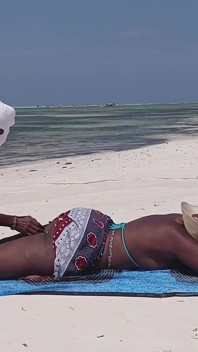 Massage Naked on a Public Beach