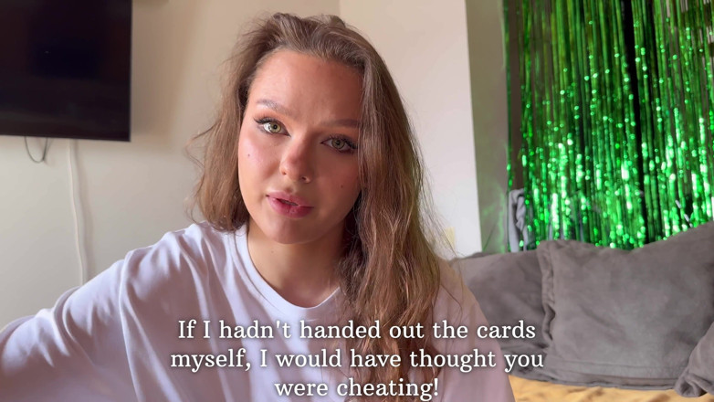 Alexa Poshspicy: POV: Stepsister's Friend Bet Her Mouth in Cards and Got...