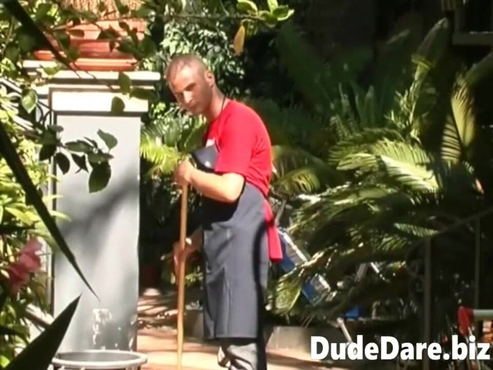 DudeDare: Trio gay absolument palpitant en plein air