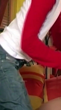 Stepson Plays with His Stepsister's Small Tits