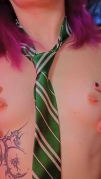 Halloween Tease Playing with My Nipples Waiting for Punishment