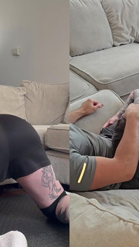 Alpha Spanks His Tattooedgymcub