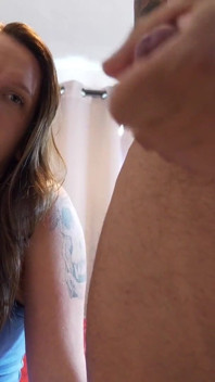 Sei ein guter kleiner cuck und nimm die riesige ladung meines hengstes