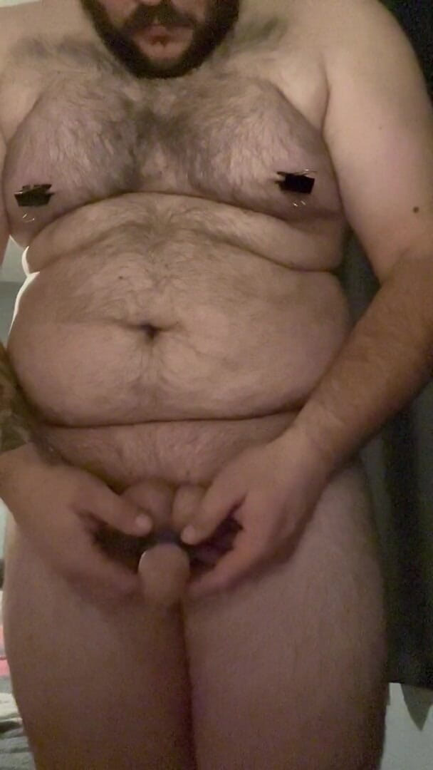 Shaun Cbt: Balls Above Cock Bondage with Various Nipple Clamps