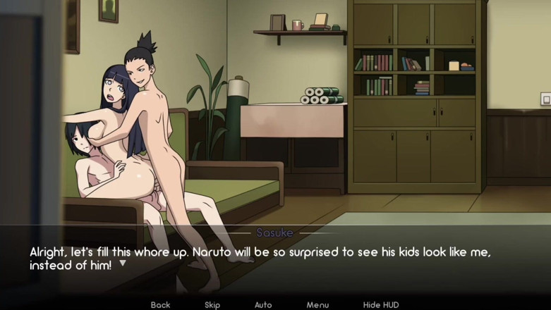 The anime king: Hinata - dobel penetrasi