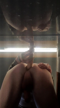 Big Ass on Dildo