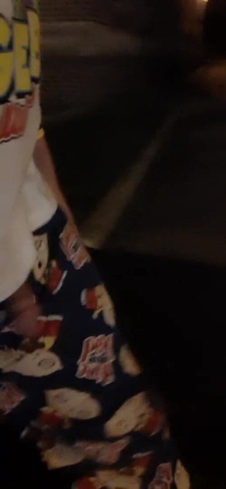 Mclovin str8bois: Letting my cock hang out walking downtown