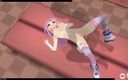 H3DC: 3 boyutlu hentai nepgir soyunma odasında sikişiyor (choujigen oyunu animasyon neptünü)