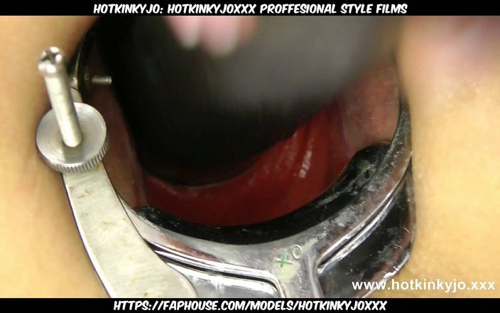 Hotkinkyjo: Hotkinkyjoxxx proffesional style films: Xo Speculum a Dlouhé dildo zábavná hra od Hotkinkyjo