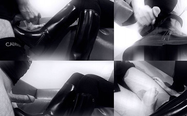 Deutsche Dominanz: Výstřik na otroka mé nové boty