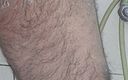 Oldun Adam: I shaved my big hairy dick in the bathroom. I...