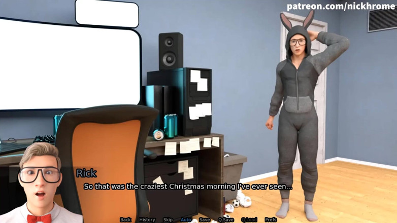 Visual Novels: Sexbot 41 - mọt sách đeo kính với máy bay bà già