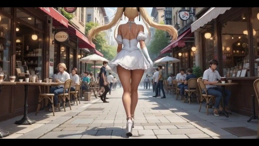 A Walk with Rumi - She Plays with Her Pussy Ai Generated (HotKitty20)